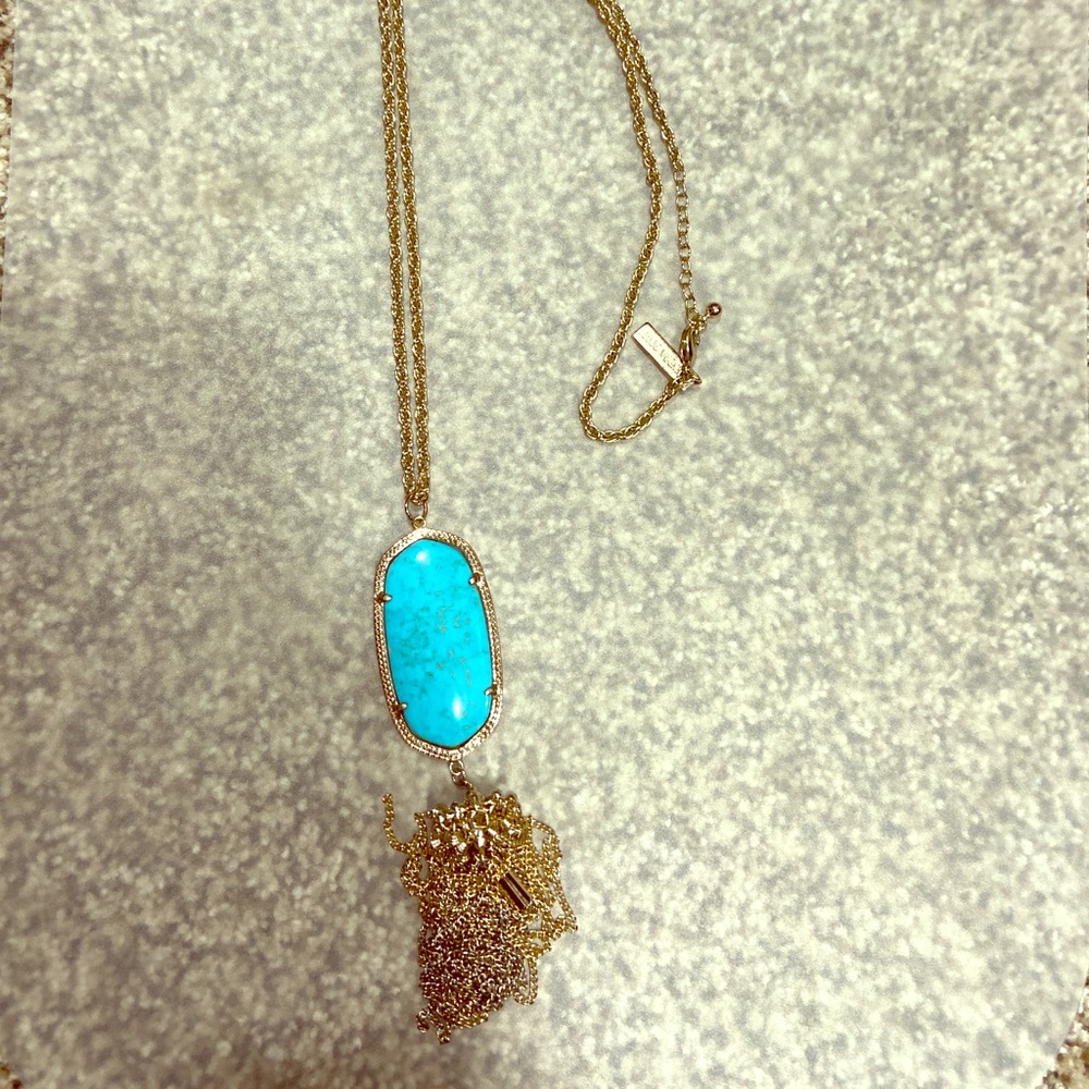 Kendra Scott Rayne necklace, turquoise